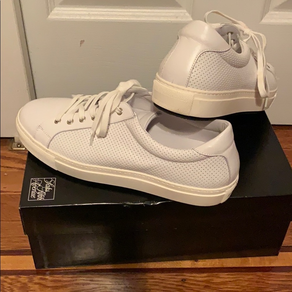 White saks 5th ave sneakers